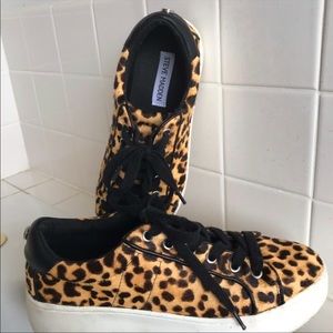Steve Madden | Faux Fur Platform Sneakers